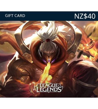 League of Legends NZD 40 Prepaid RP Card NZ Key 
